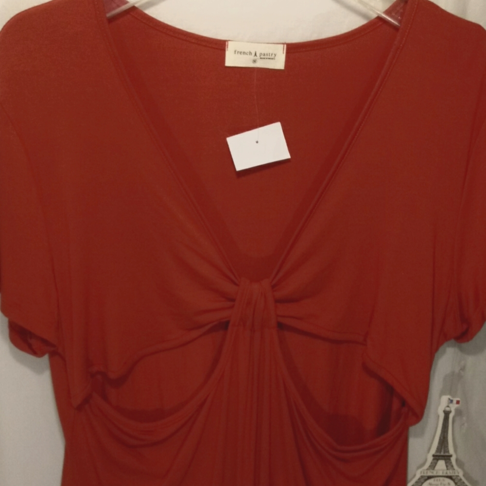 FRENCH PASTRY WOMEN'S BODYSUIT TOP PLUS SIZE 3X